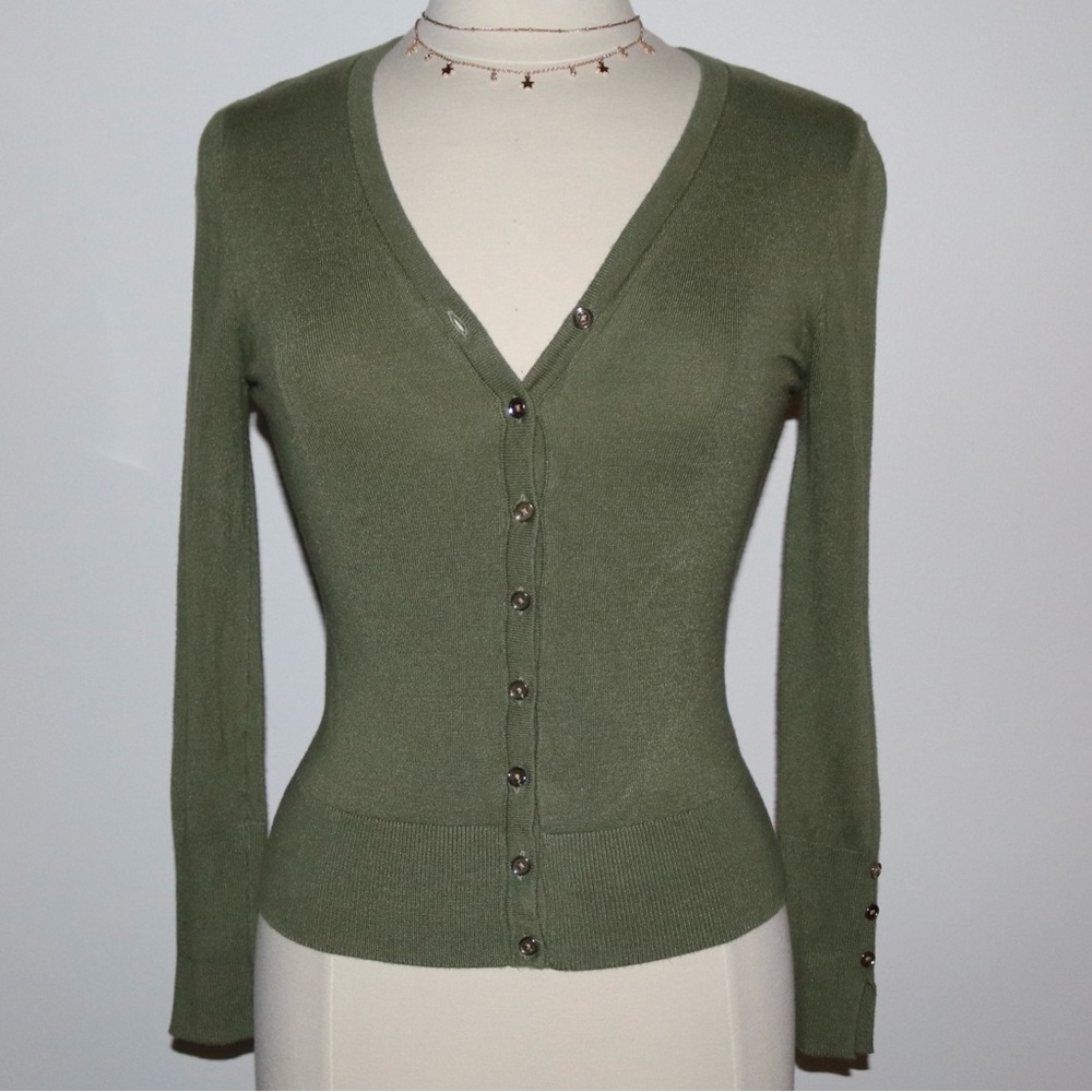 Vintage long sleeve cardigan top
